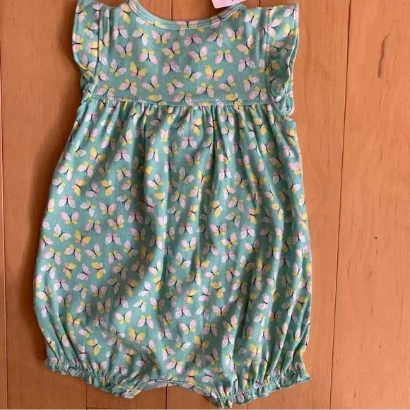 Carter's Romper Shorts Outfits Lot Of 3 Size 6M Infant Girls Butterfly Carters - Picture 6 of 8